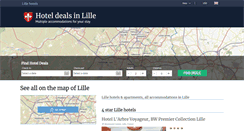 Desktop Screenshot of hotelsinlille.com